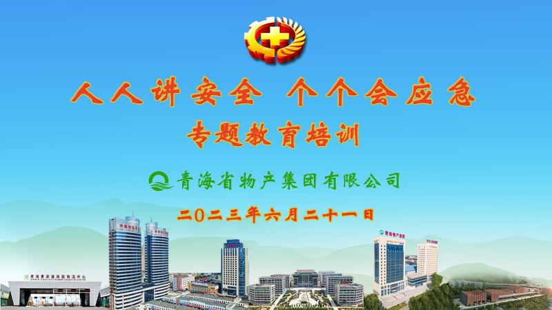 提高安全管理水平 落實全員安全責任——集團安委會舉辦2023年“人人講安全，個個會應(yīng)急”專題教育培訓(xùn)