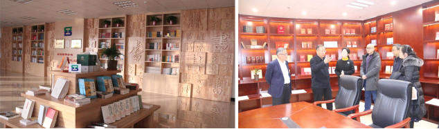 省委常委、省總工會主席馬吉孝同志來我司為全國職工書屋示范點(diǎn)揭牌